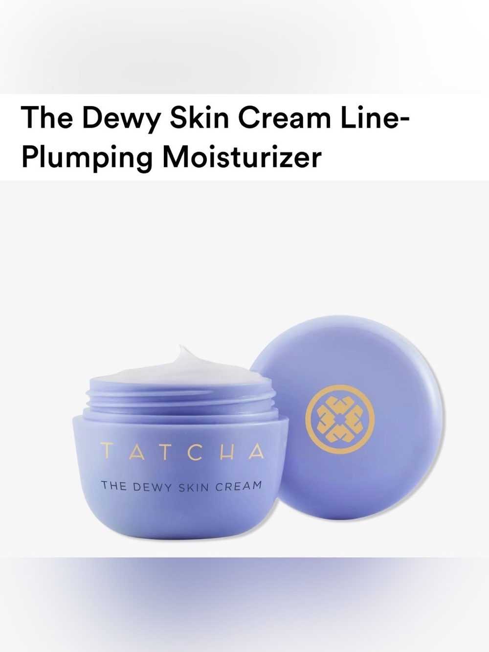 Tatcha Dewy Skin Cream Moisturizer -travel size